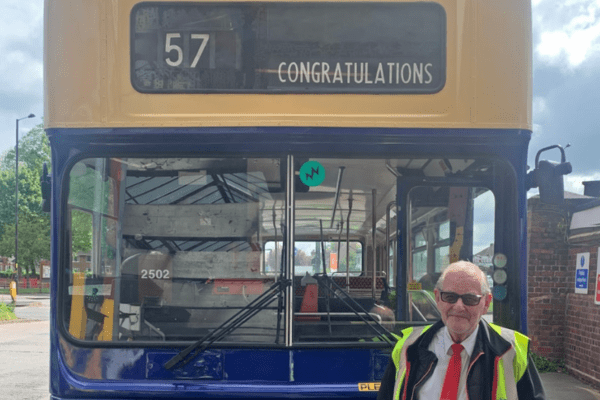 National Express West Midlands celebrates retirement of longest-serving employee