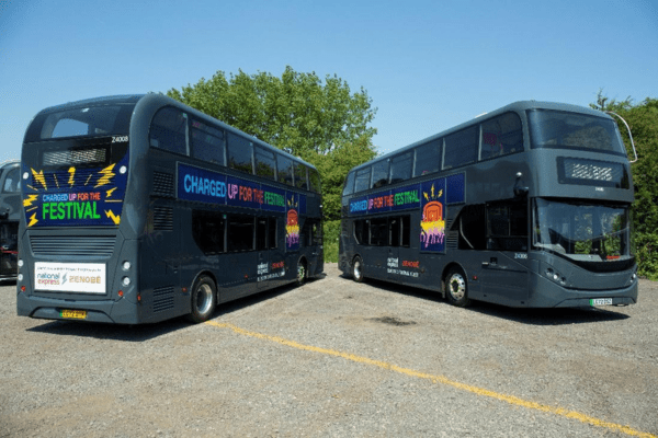 Zenobē partners with National Express for first sustainable festival shuttle services 