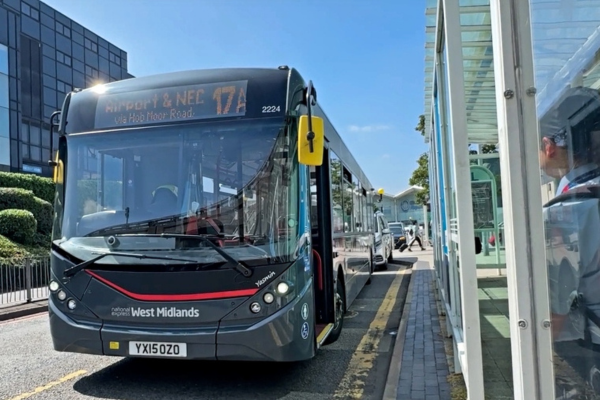 New half hourly bus service connecting central and east Birmingham with Birmingham Airport